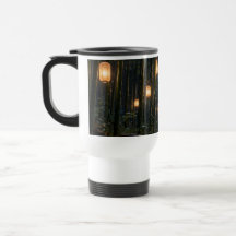 Forest Lantern Glow Travel Mug