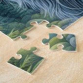 Forest Maine Coon Cat ジグソーパズル (側面)