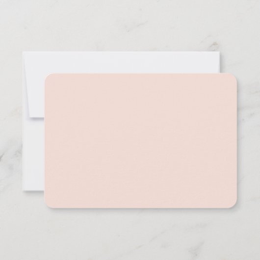 Forest Meadow Wedding 出欠カード (裏面)