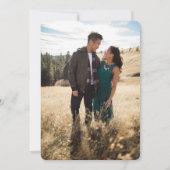 Forest Meadow Wedding 招待状 (裏面)