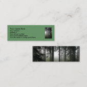 「FOREST MIST」自然フォトプロファイルカード スキニー名刺 (正面/裏面)