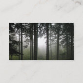 「FOREST MIST」自然フォトプロファイルカード 名刺 (裏面)