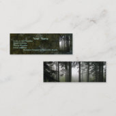 「FOREST MIST」自然プロファイルと名刺 スキニー名刺 (正面/裏面)