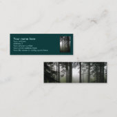 「FOREST MIST」自然プロファイルカード スキニー名刺 (正面/裏面)