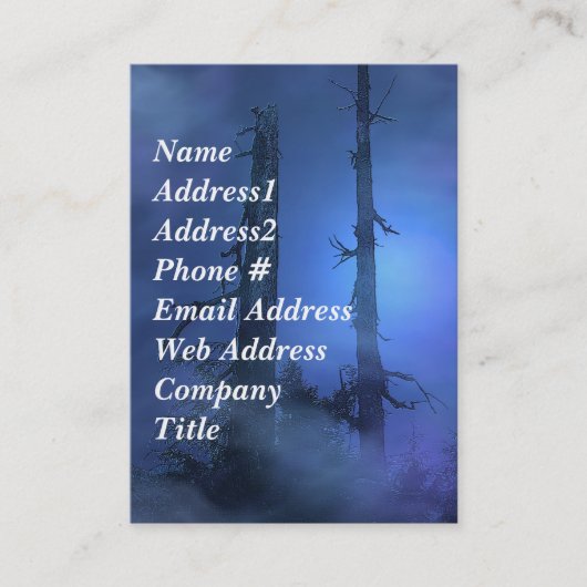 Forest Mists名刺 名刺 (正面)