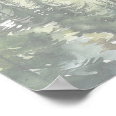 Forest Mountain Adventure Bridal Shower ポスター (角)