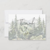 Forest Mountain Adventure Thank You サンキューカード (正面)