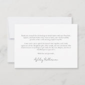 Forest Mountain Adventure Thank You サンキューカード (裏面)