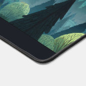 Forest Mountain Aesthetic Kawaii Nature Style デスクマット (コーナー)