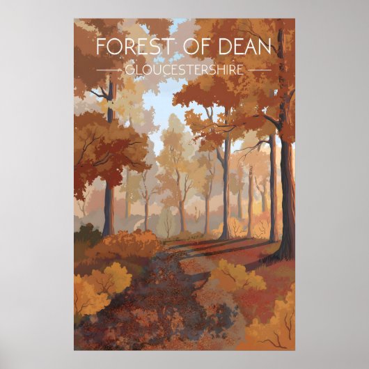 Forest Of Dean Travel Poster ポスター (正面)