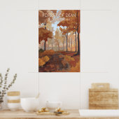 Forest Of Dean Travel Poster ポスター (キッチン)
