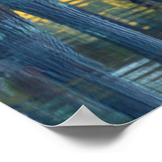 Forest of Pond Cypress Trees ポスター (角)