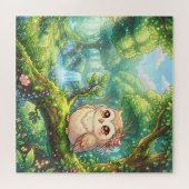 Forest Owl Jigsaw Puzzle ジグソーパズル (横)