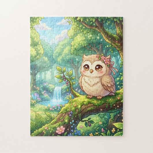 Forest Owl Puzzle ジグソーパズル (縦)