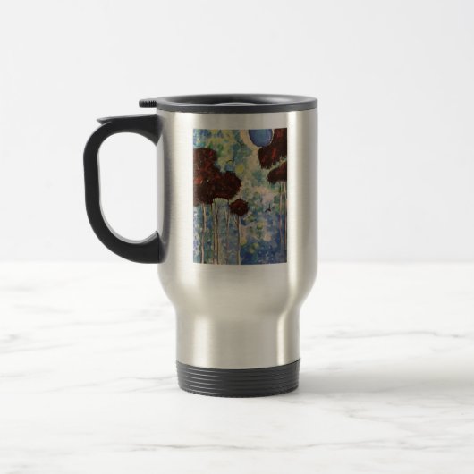 Forest painting travel mug トラベルマグ (左)