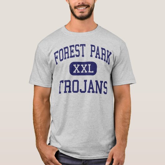 Forest Park -トロイ人-高Beaumontテキサス州 Tシャツ (正面)