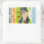Forest Park Hotel (Platres Cyprus) Vector format 長方形シール (バッグ)