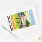 Forest Park Hotel (Platres Cyprus) Vector format 長方形シール (封筒)