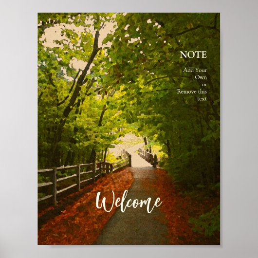 FOREST PATH秋07 – ポスター (正面)