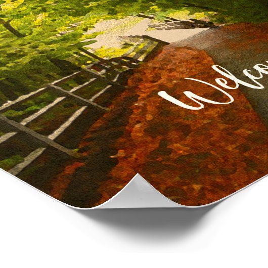 FOREST PATH秋07 – ポスター (角)