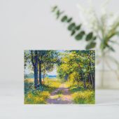Forest Path in Golden Summer Light シーズンポストカード (スタンド正面)