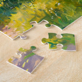 Forest Path in Golden Summer Light ジグソーパズル (側面)