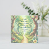 Forest Path & Quote カード (スタンド正面)