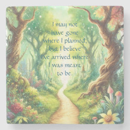 Forest Path & Quote ストーンコースター