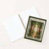 Forest Peace Embroidered Nature Path Journal ノートブック (内部)