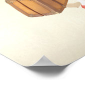 Forest Posでスーツケー失ったスを持つ小さな女の子 ポスター (角)