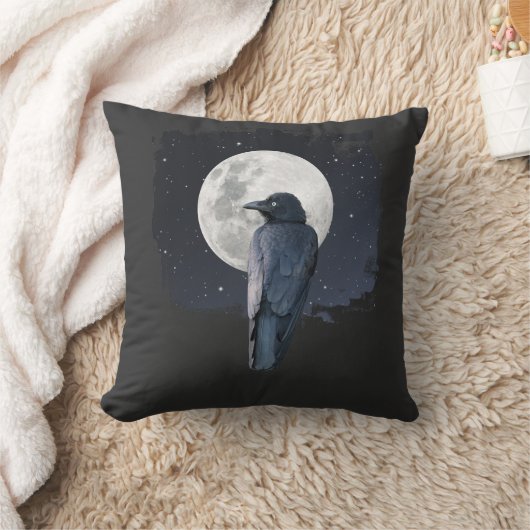 Forest Raven Cold Moon クッション (ブランケット)