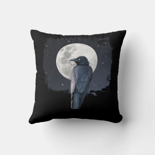 Forest Raven Cold Moon クッション (裏面)