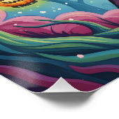 Forest Royalty – Whimsical Halloween Hybrid ポスター (コーナー)