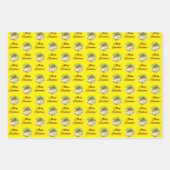 Forest Scene Christmas Wrapping Paper Sheets ラッピングペーパーシート (正面2)