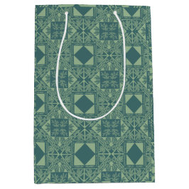 Forest Snowflakes ミディアムペーパーバッグ