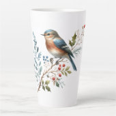 Forest Songbird Mug カフェラテマグ (正面)
