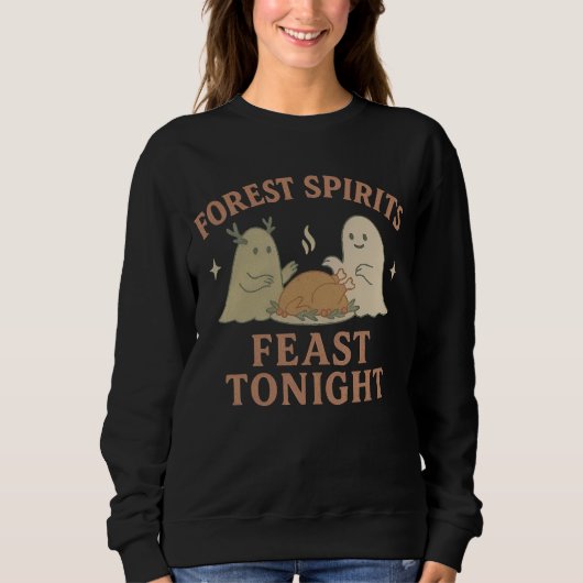 Forest Spirits Feast Tonight Women’s Sweatshirt スウェットシャツ (正面)