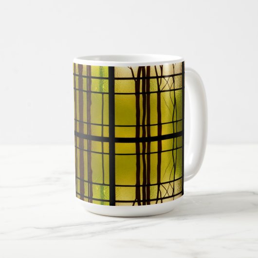 Forest Stained Glass Mug コーヒーマグカップ (正面右)