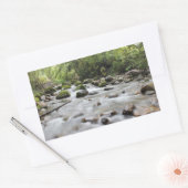 Forest Streamスタンプ 長方形シール (封筒)