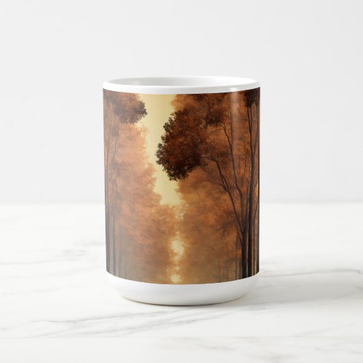 Forest Tree Nature Mug コーヒーマグカップ (中央)
