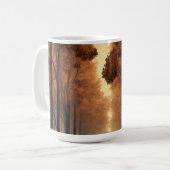 Forest Tree Nature Mug コーヒーマグカップ (正面左)