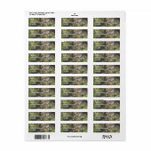 Forest Tree Return Address Labels – Nature Theme ラベル (フルシート)