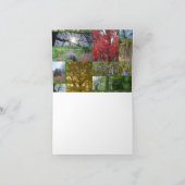 Forest/Trees Collage サンキューカード (内部)