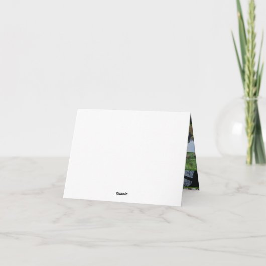 Forest/Trees Collage サンキューカード (裏面)