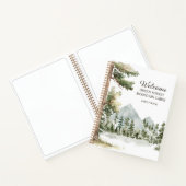 Forest Vacation Rental House Guest Book ノートブック (内部)