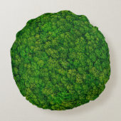 Forest view from above, aerial top view with copy  ラウンドクッション (裏面)