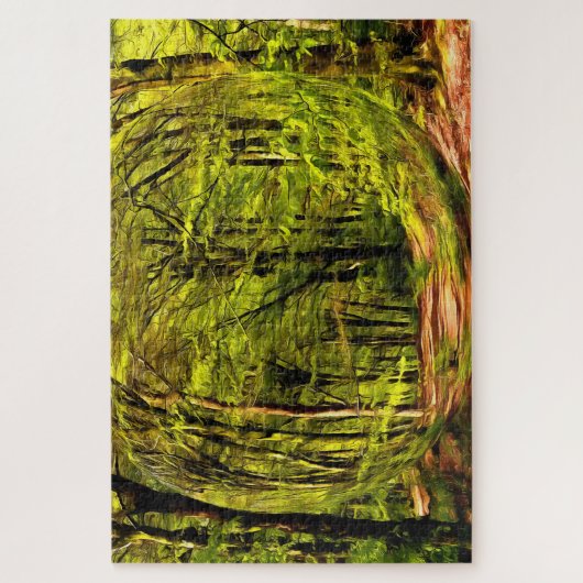 Forest Walk in Spring. ジグソーパズル (縦)