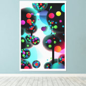 Forest Walk in Your Mind Ken Gage Fantasy OpArt キャンバスプリント (インサイチュ (ウッドフロア))