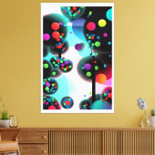 Forest Walk in Your Mind Ken Gage Fantasy OpArt キャンバスプリント (インサイチュ (リビング))