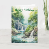 Forest Waterfall カード (正面)